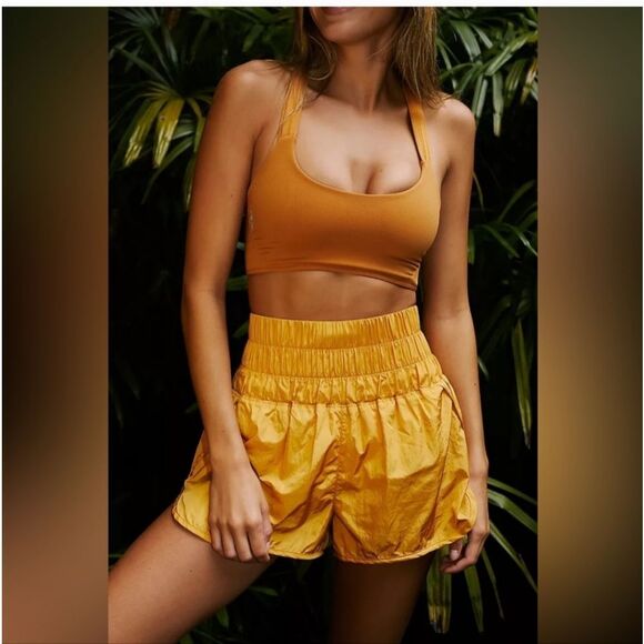 FP Movement by Free People Golden Athletic Shorts - Picture 3 of 8